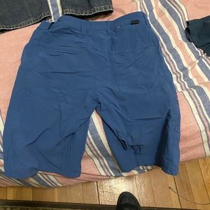 Patagonia blue hiking shorts